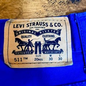 Mens Levis 511 slim fit